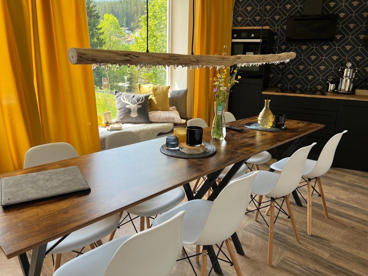 Bavaria Mountain Lodge Ski Arber Osser Bayrischer Wald Designer Ferienwohnung โลห์แบร์ก ภายนอก รูปภาพ